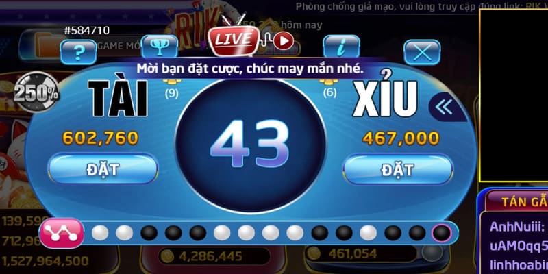 Tài Xỉu Rikvip Tài Xỉu Rikvip